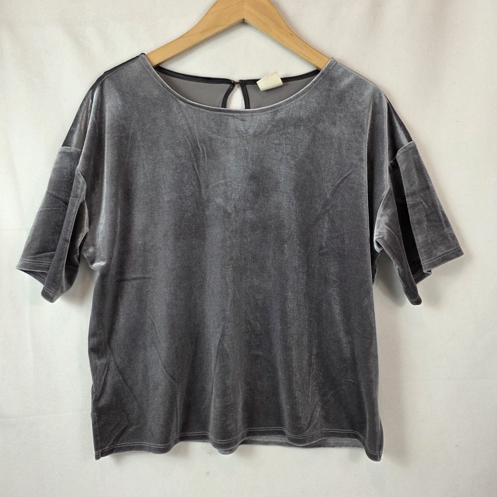 Matilda Jane Women's shirt Good Hart GH Parthenon Medium Velvet Gray
